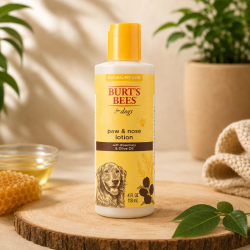 Burt’s Bees for Dogs Paw & Nose Lotion with Rosemary & Olive Oil – 4 fl oz / 118 mL