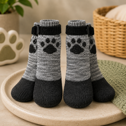 KOOLTAIL Dog Boots / Paw Protectors with Adjustable Straps