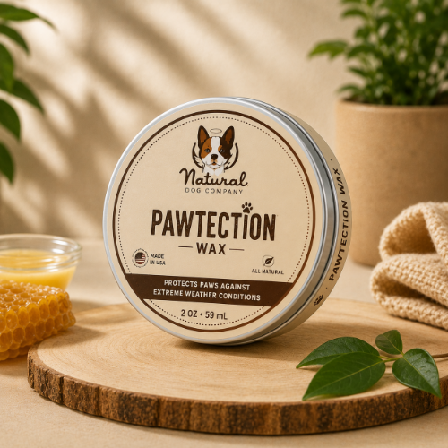 Natural Dog Company PawTection Wax – All-Natural Paw Protection, 2 oz / 59 mL