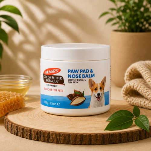 Palmer’s for Pets Cocoa Butter Paw Pad & Nose Balm with Vitamin E – 100g / 3.5 oz